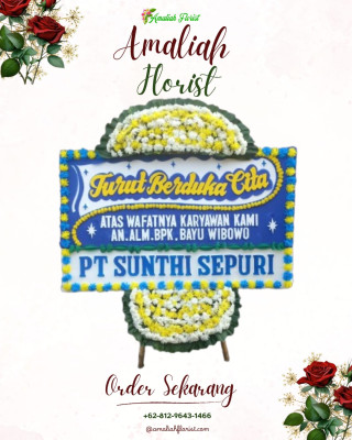Papan Bunga Duka di Labibia