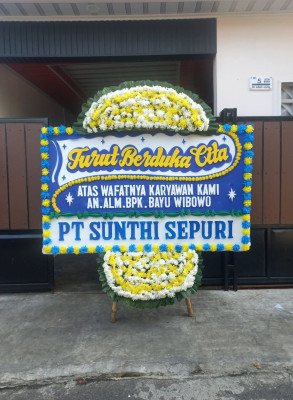 Papan Bunga Duka di Labibia