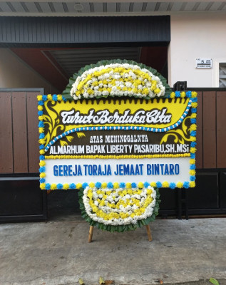 Papan Bunga Duka di Labibia