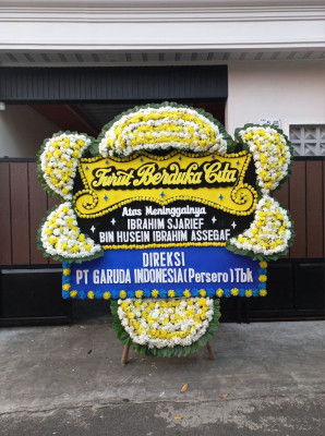 Papan Bunga Duka di Labibia